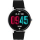 OOZOO Timepieces Smartwatch Mαύρο Καουτσούκ λουράκι Q00130