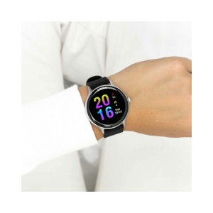 OOZOO Timepieces Smartwatch Mαύρο Καουτσούκ λουράκι Q00130