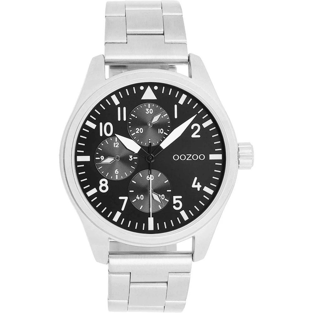 OOZOO Timepieces Ρολόι Ασημί Ανοξείδωτο Ατσάλι μπρασελέ C11506