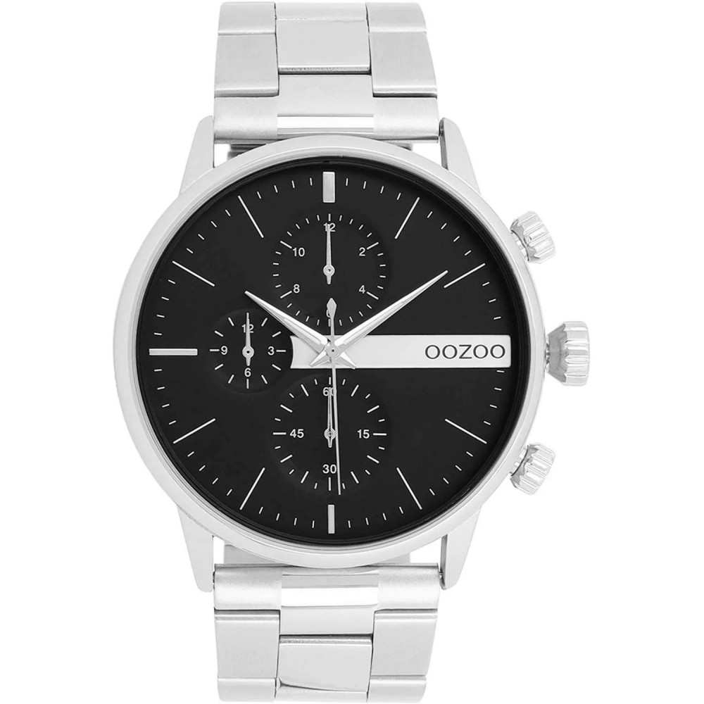 OOZOO Timepieces Ρολόι Ασημί Ανοξείδωτο Ατσάλι μπρασελέ C11511