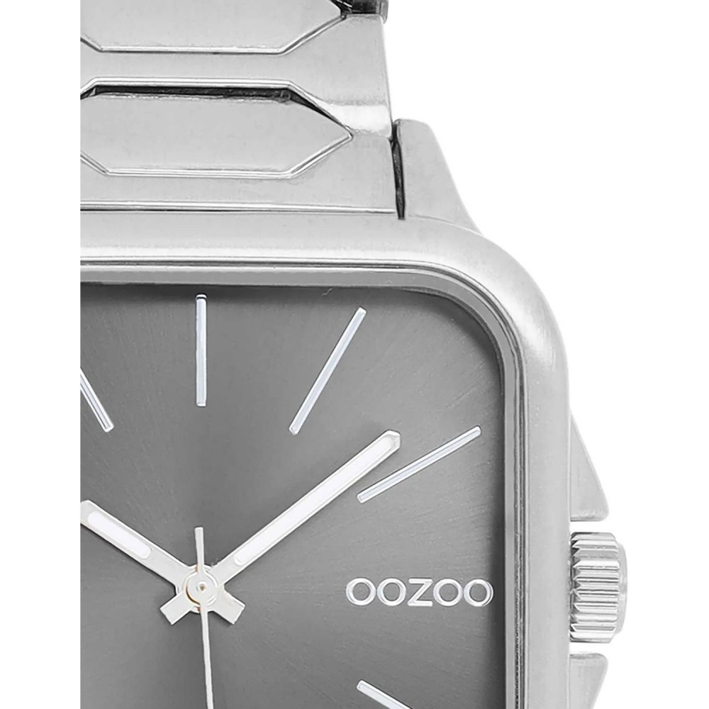 OOZOO Timepieces Ρολόι Ασημί Ανοξείδωτο Ατσάλι μπρασελέ C11602