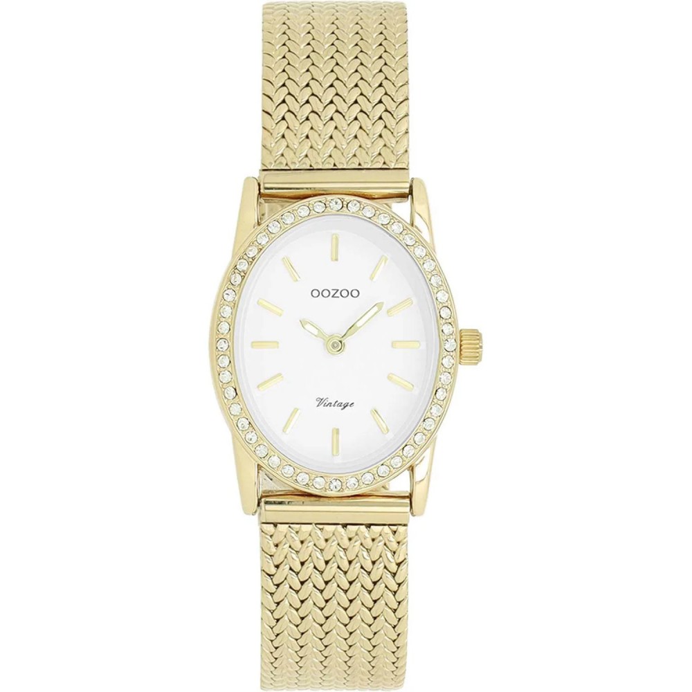 OOZOO Vintage Ρολόι Γυναικείο Επιχρυσωμένο Ανοξείδωτο ατσάλι μπρασελέ C20432