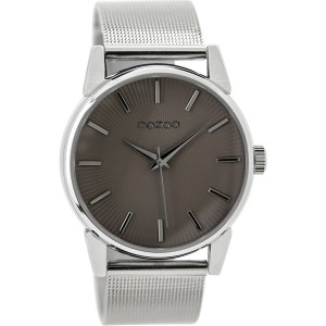 OOZOO Timepieces Ασημί Μεταλλικό Μπρασελέ C9549