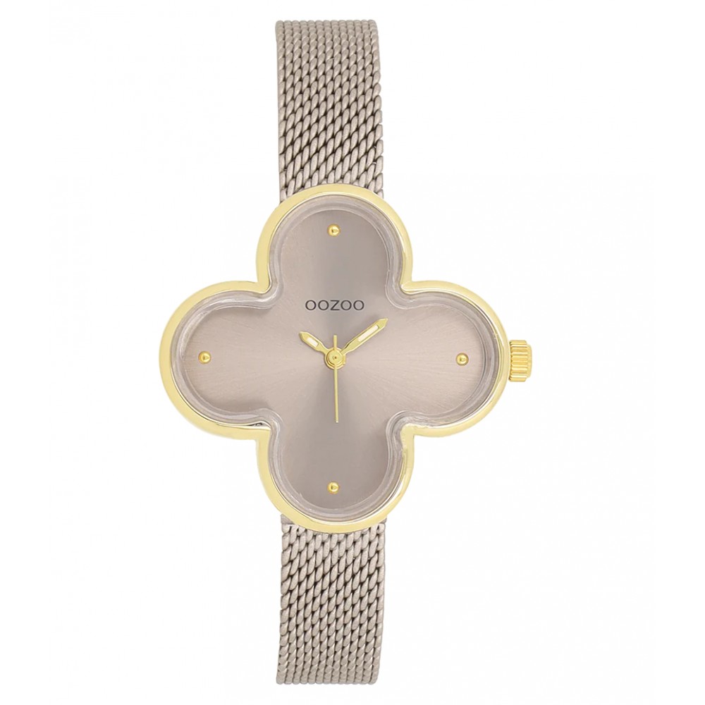 OOZOO Ρολόι Γυναικείο Μπρονζέ Μεταλικό Μπρασελέ C11528