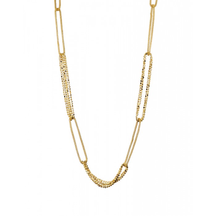 OXETTE ΚΟΛΙΕ MELODY ΜΕ ΑΛΥΣΙΔΕΣ ασήμι 925 gold-plated 01X05-03127 OXETTE ΚΟΛΙΕ MELODY ΜΕ ΑΛΥΣΙΔΕΣ ασήμι 925 gold-plated 01X05-03127