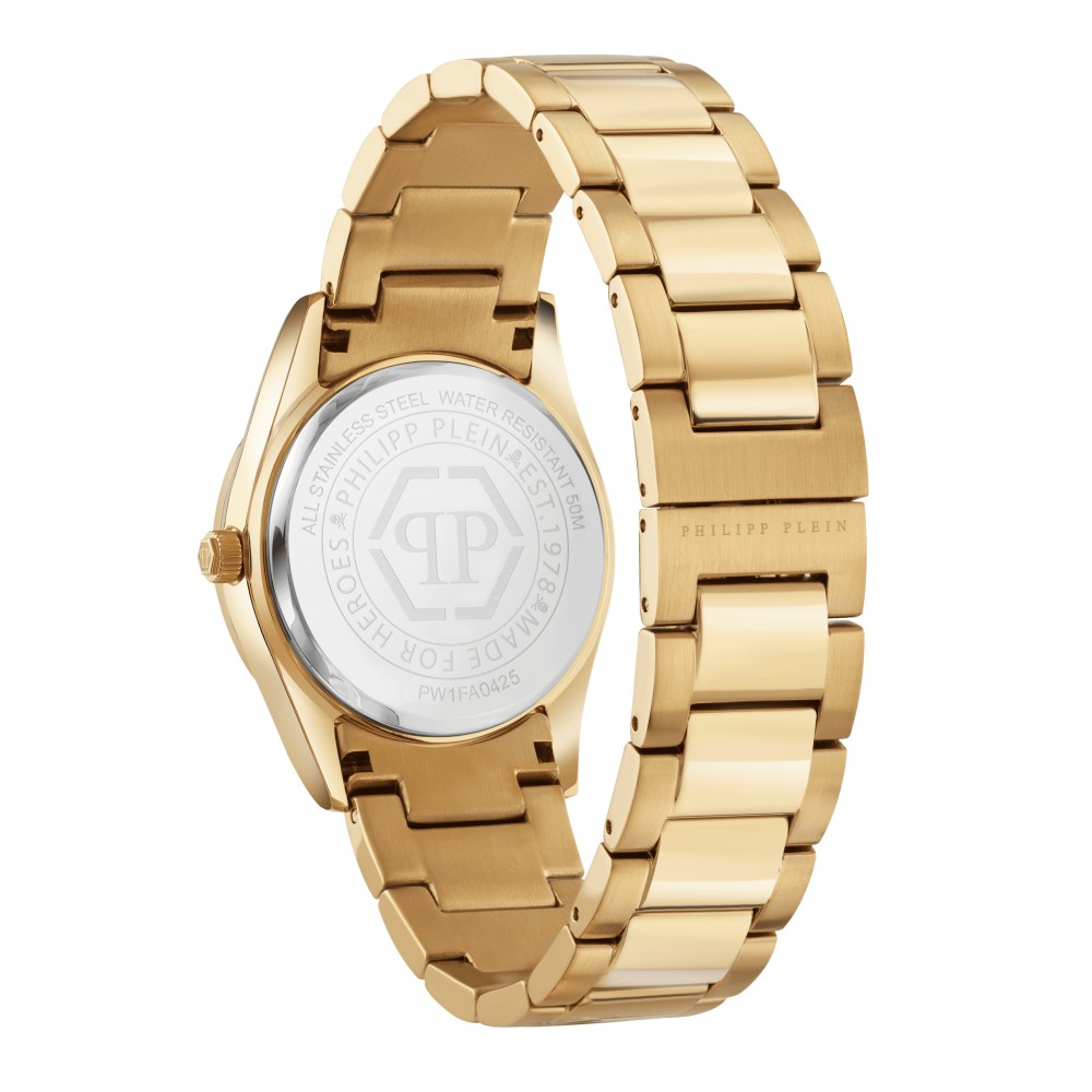 PHILIPP PLEIN ICON CHAIN LADY Ρολόι Χρυσό Ανοξείδωτο Ατσάλι μπρασελέ PW1FA0425