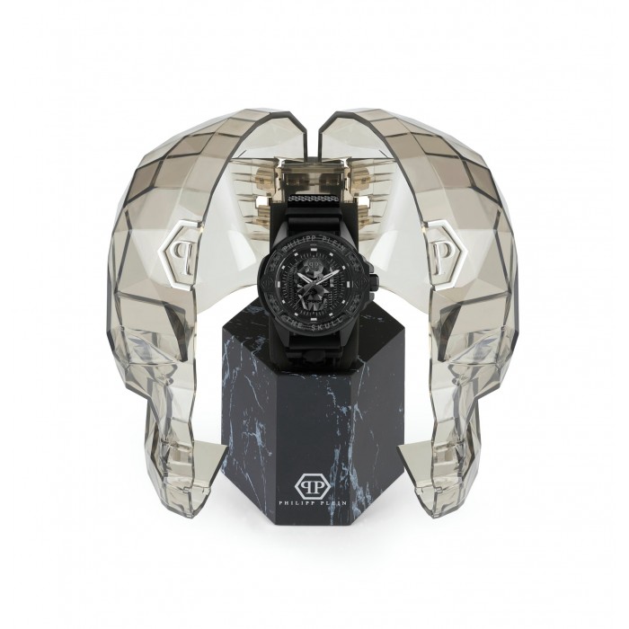 PHILIPP PLEIN Underdog Ρολόι Μαύρο Λουρί Σιλικόνης PW1GA0126