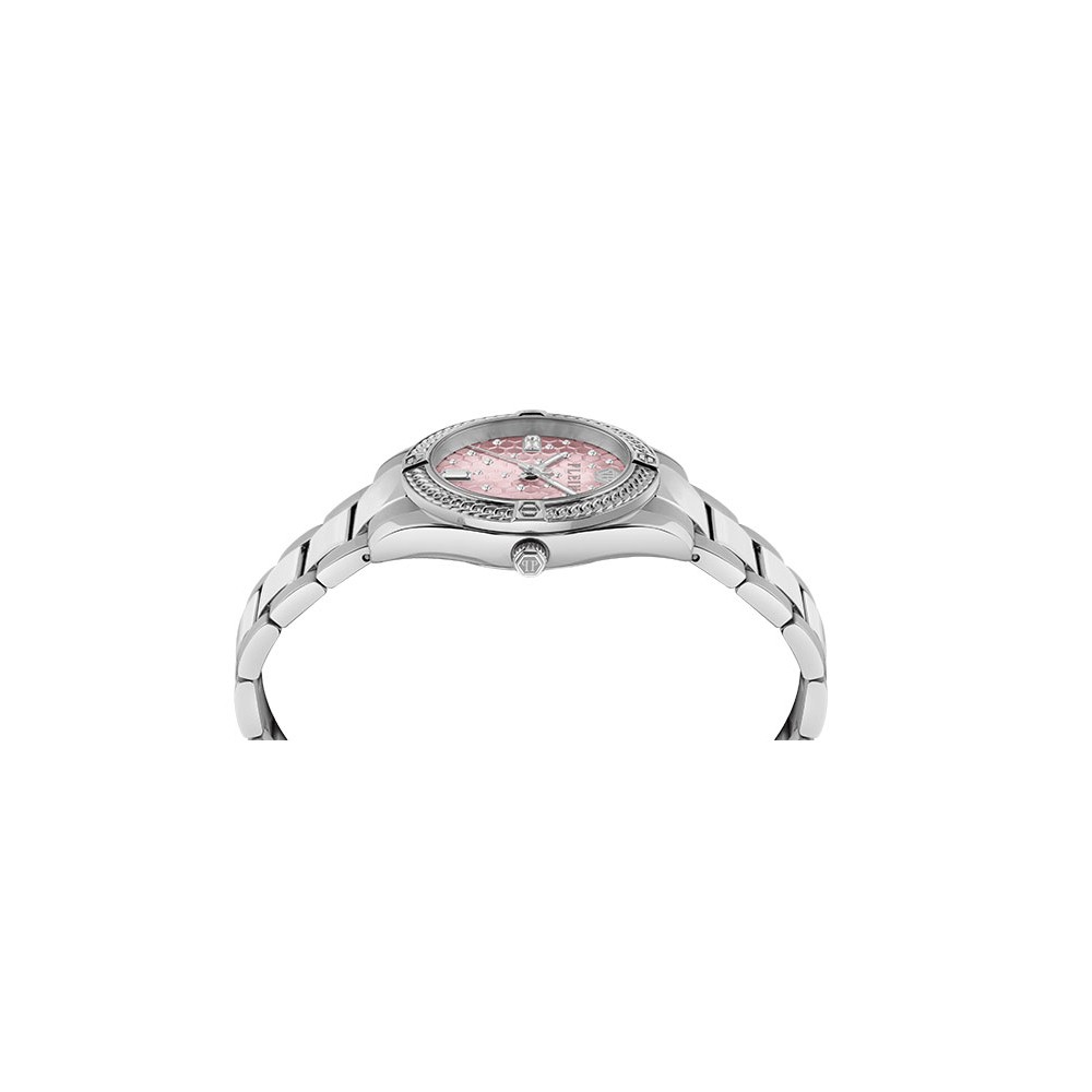 PHILIPP PLEIN ICON CHAIN LADY Ρολόι Ασημί Ανοξείδωτο Ατσάλι μπρασελέ PW1FA0125