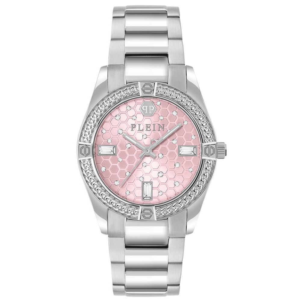 PHILIPP PLEIN ICON CHAIN LADY Ρολόι Ασημί Ανοξείδωτο Ατσάλι μπρασελέ PW1FA0125
