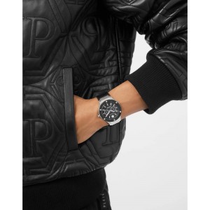 PHILIPP PLEIN Underdog Ρολόι Μαύρο Λουρί Σιλικόνης PW1GA0126