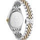 PHILIPP PLEIN Date Superlative Monogram Ρολόι Δίχρωμο Ανοξείδωτο Ατσάλι μπρασελέ PWYFA0926