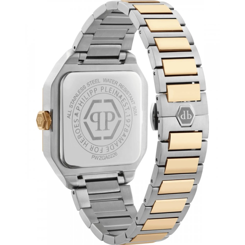 PHILIPP PLEIN Edge Lady Two Ρολόι Δίχρωμο Ανοξείδωτο Ατσάλι μπρασελέ PWZGA0226