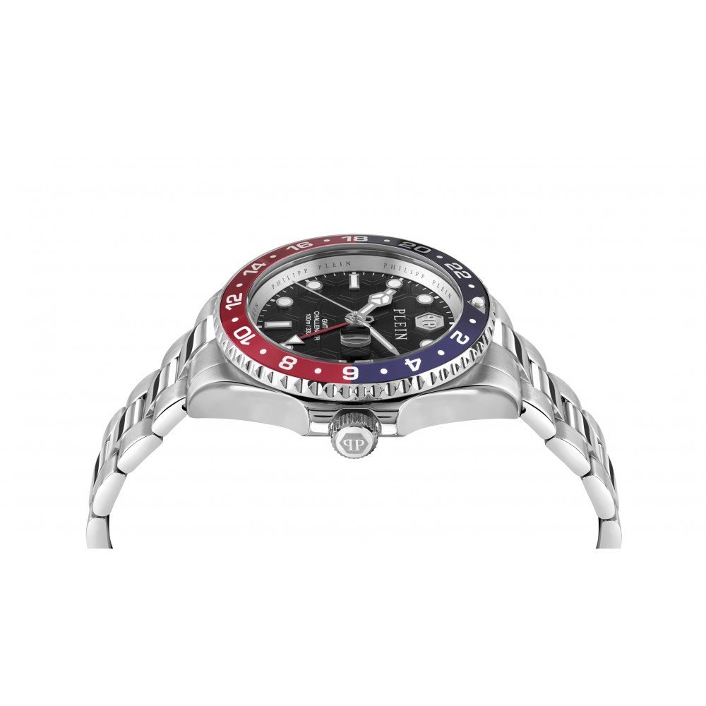PHILIPP PLEIN GMT Challenger Ρολόι Aσημί Ανοξείδωτο Ατσάλι PWYBA0223 PHILIPP PLEIN GMT Challenger Ρολόι Aσημί Ανοξείδωτο Ατσάλι PWYBA0223