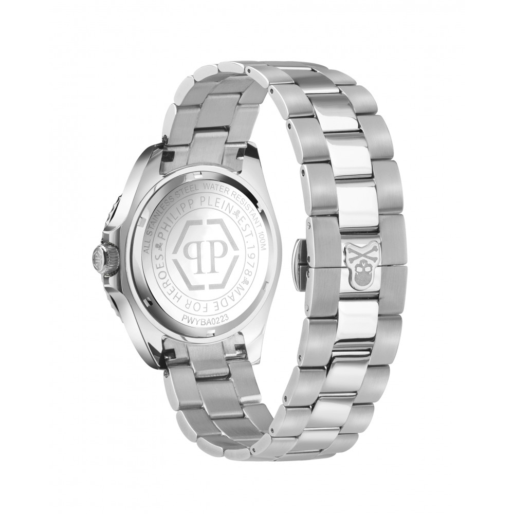PHILIPP PLEIN GMT Challenger Ρολόι Aσημί Ανοξείδωτο Ατσάλι PWYBA0223 PHILIPP PLEIN GMT Challenger Ρολόι Aσημί Ανοξείδωτο Ατσάλι PWYBA0223