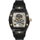 PHILIPP PLEIN The $keleton Caviar Ρολόι Μαύρο Καουτσούκ Λουράκι PWBAA0521