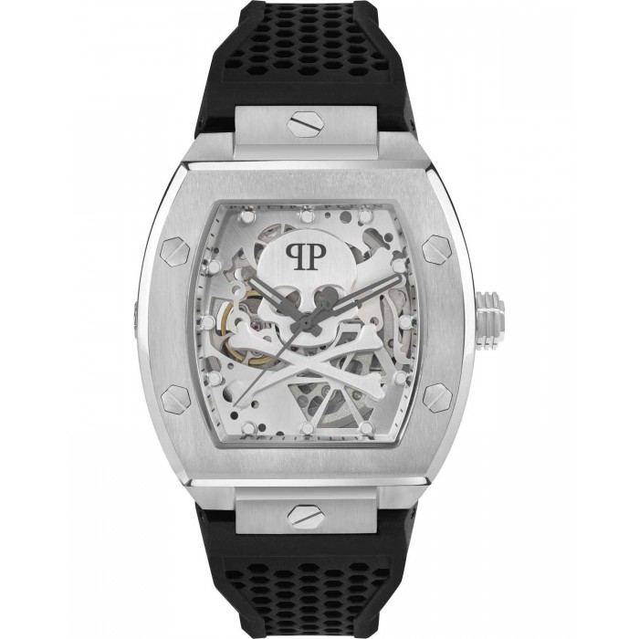 PHILIPP PLEIN The $keleton Ρολόι Μαύρο Καουτσούκ Λουράκι PWBAA2123 PHILIPP PLEIN The $keleton Ρολόι Μαύρο Καουτσούκ Λουράκι PWBAA2123
