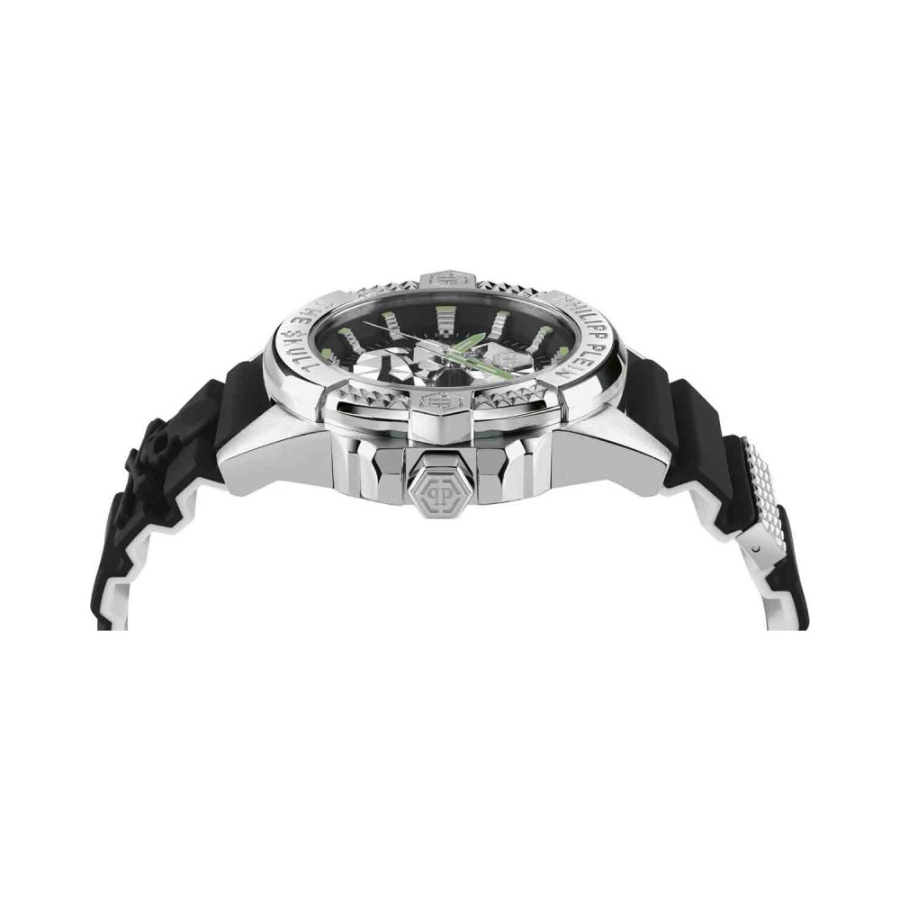 PHILIPP PLEIN The Skull Ρολόι Μαύρο Καουτσούκ λουράκι PWAAA0121