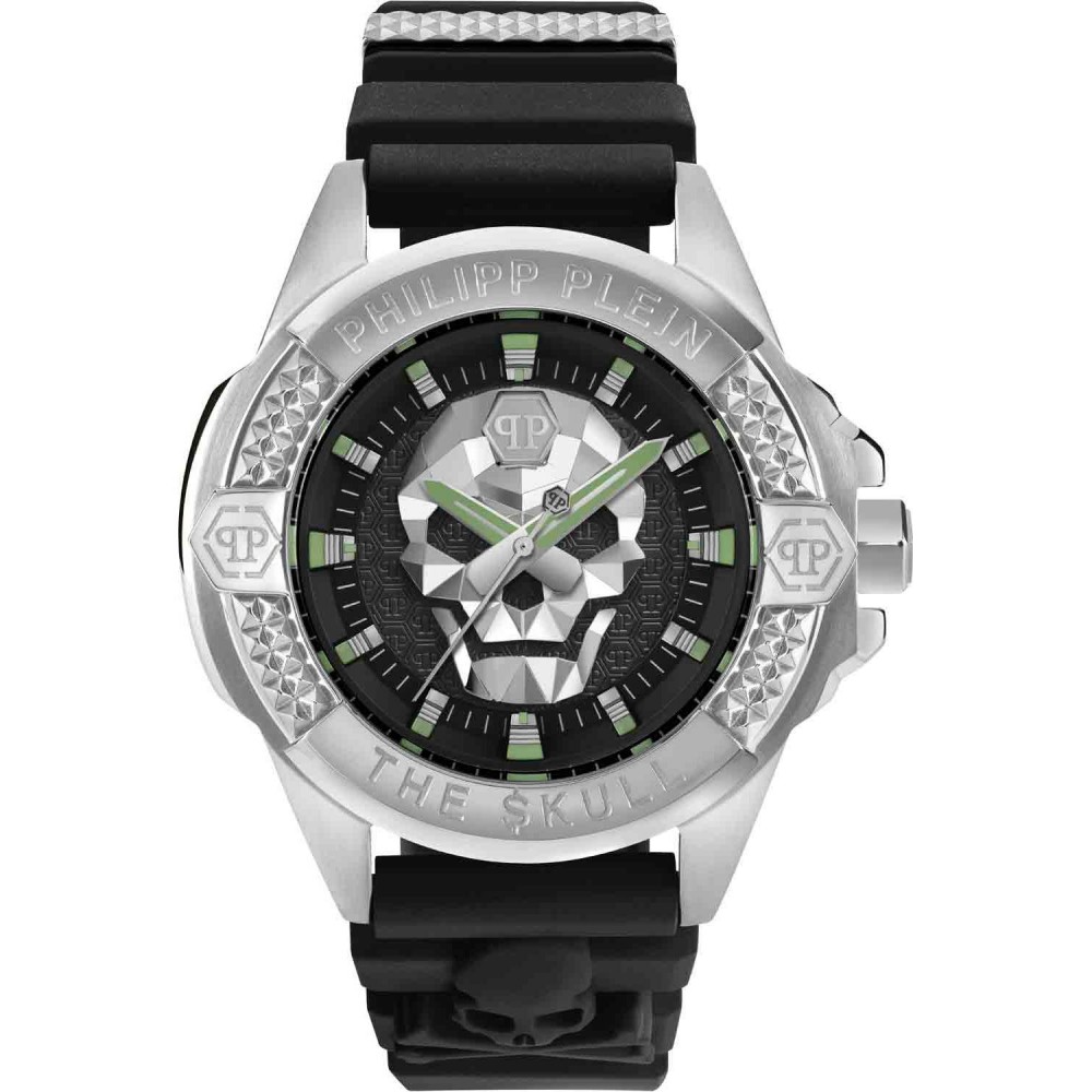 PHILIPP PLEIN The Skull Ρολόι Μαύρο Καουτσούκ λουράκι PWAAA0121