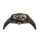 PHILIPP PLEIN The $keleton Caviar Ρολόι Μαύρο Καουτσούκ Λουράκι PWBAA0521