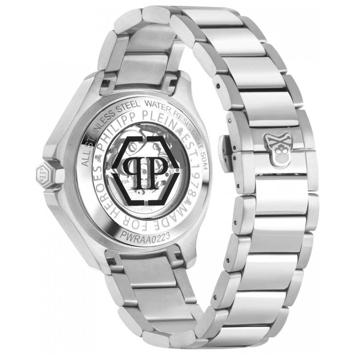 PHILIPP PLEIN Spectre Royal Ρολόι Ασημί Ανοξείδωτο Ατσάλι μπρασελέ PWRAA0223
