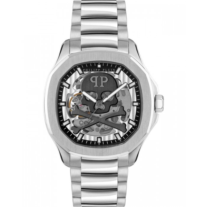 PHILIPP PLEIN Spectre Royal Ρολόι Ασημί Ανοξείδωτο Ατσάλι μπρασελέ PWRAA0223