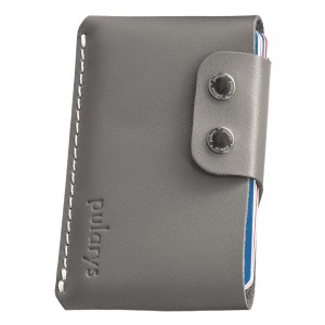 PULARYS HOBBY Wallet Gray Leather 172613123