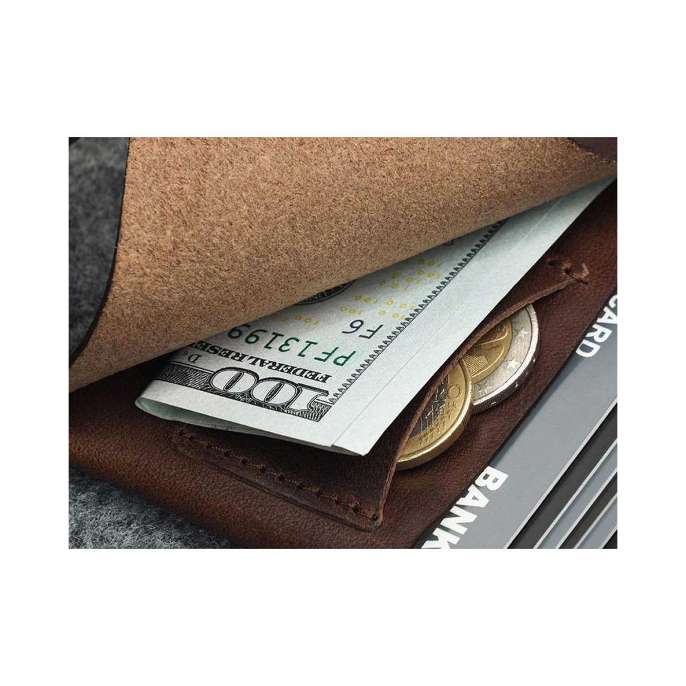 PULARYS HOBBY Πορτοφόλι Καφέ δέρμα 172614102