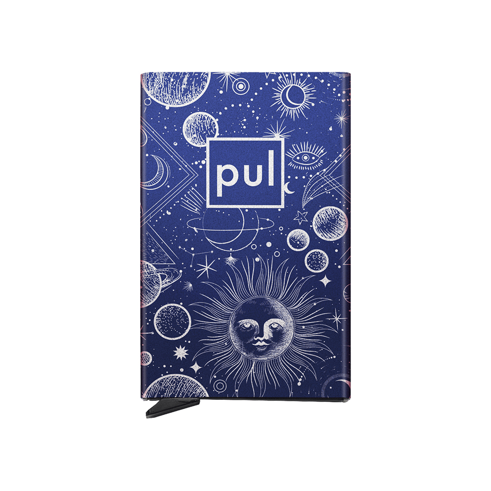PULARYS RFID Zen STARDUST Card Holder Μπλε αλουμινίου 191110804
