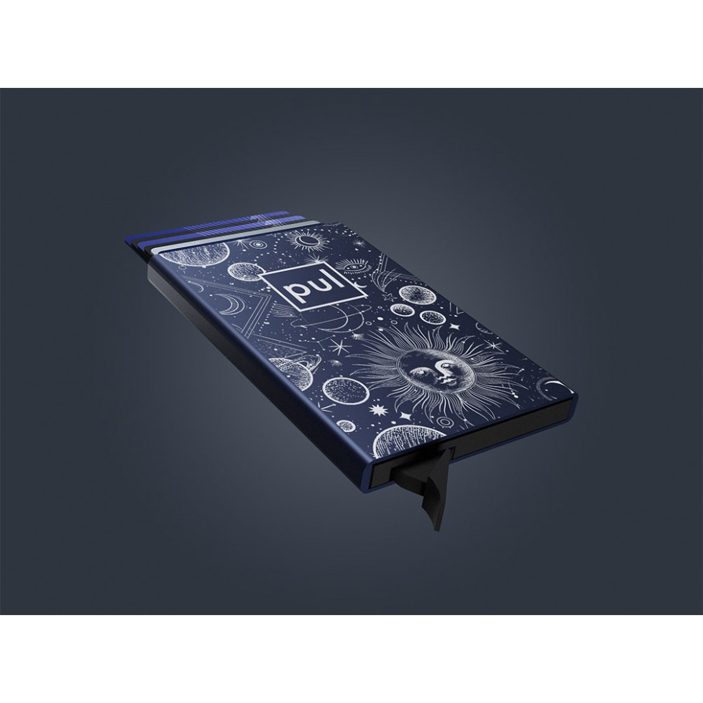 PULARYS RFID Zen STARDUST Card Holder Μπλε αλουμινίου 191110804