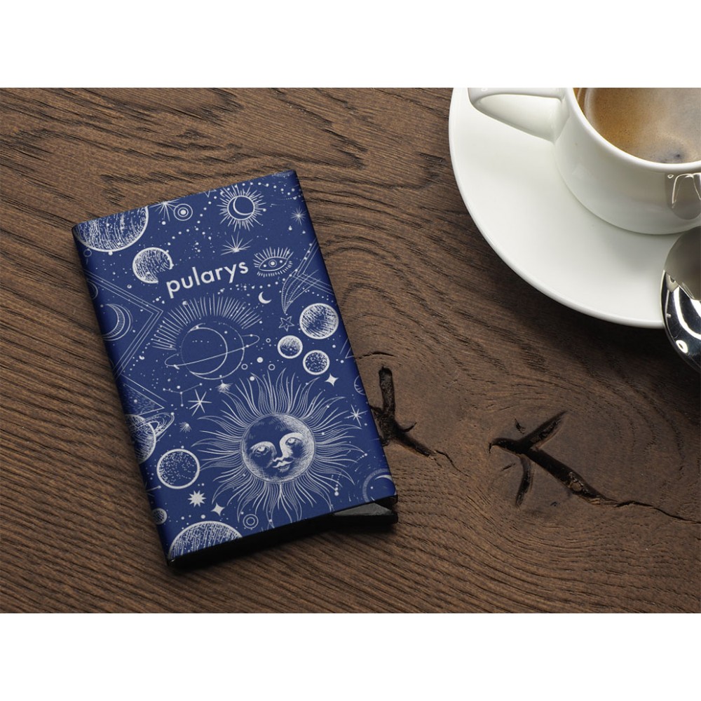 PULARYS RFID Zen STARDUST Card Holder Μπλε αλουμινίου 191110804