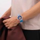 SWATCH NEON HIELO Ρολόι Unisex Μπλε Λουράκι Σιλικόνης SB01K400