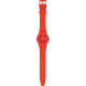 SWATCH OVER RED Unisex Ρολόι Κόκκινο Λουράκι Σιλικόνης GR713