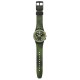 SWATCH MIDDAY CAMO Unisex Ρολόι Πράσινο Camo Λουράκι Σιλικόνης SUSB423