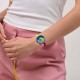 SWATCH NEON FLUMOTIONS Ρολόι Πολύχρωμο Λουράκι Σιλικόνης SS08S101