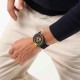 SWATCH NEON SEPPIA Ρολόι Unisex Μαύρο Λουράκι Σιλικόνης SB02B104
