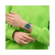 SWATCH GREENSHIFT  GLOW Χρονογράφος Ρολόι Πράσινο Σιλικ΄ονης λουράκι YVS535