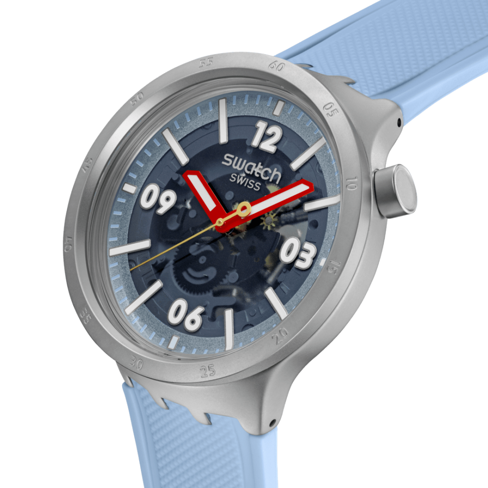 SWATCH SWATCH BIG BOLD MOMENT Ρολόι Μπλε Καουτσούκ λουράκι SB07S122