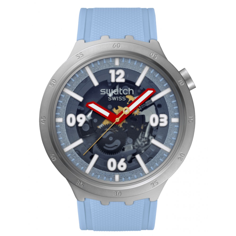 SWATCH SWATCH BIG BOLD MOMENT Ρολόι Μπλε Καουτσούκ λουράκι SB07S122