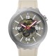 SWATCH CONFIDENT MOMENT Ρολόι μπεζ Καουτσούκ λουράκι SB07S125