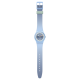 SWATCH FROZEN WATERFALL Unisex Ρολόι Γαλάζιο Λουράκι Σιλικόνης SO31L100