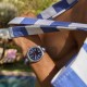 SWATCH BESIDE THE SEA Ρολόι Πολύχρωμο Υφασμάτινο λουράκι SS07S148