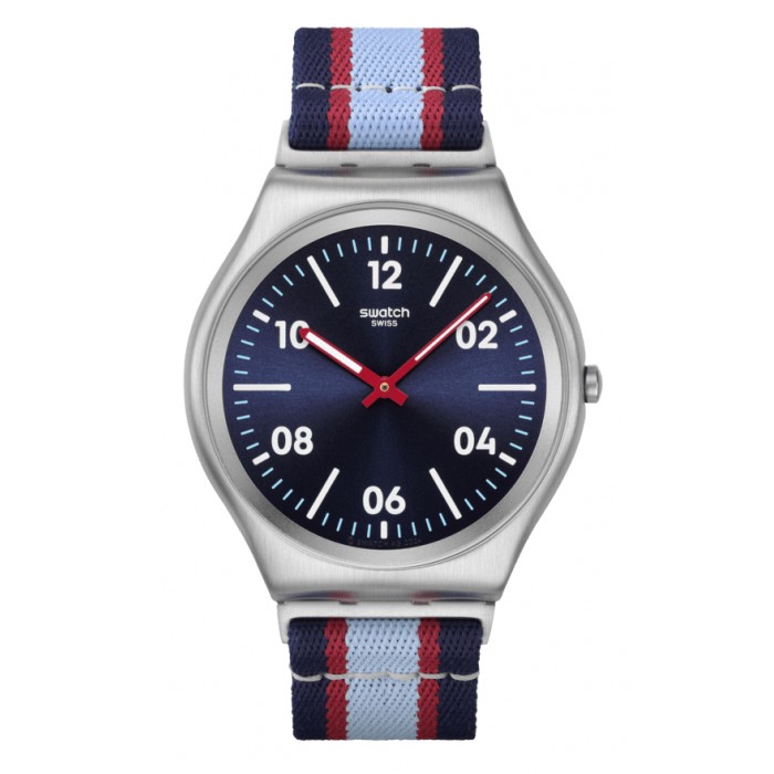 SWATCH BESIDE THE SEA Ρολόι Πολύχρωμο Υφασμάτινο λουράκι SS07S148