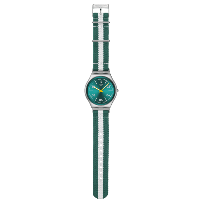 SWATCH CASUAL STRIPE Ρολόι Πολύχρωμο Υφασμάτινο λουράκι SS07S149