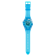 SWATCH SCUBAQUA  BLUE FIRE Ρολόι Μπλε Λουράκι Σιλικόνης SSCU09S100