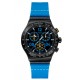 SWATCH MOMENTS IN BLUE Unisex Ρολόι Χρονογράφος Μπλε Υφασμάτινο λουράκι YVB100 SWATCH MOMENTS IN BLUE Unisex Ρολόι Χρονογράφος Μπλε Υφασμάτινο λουράκι YVB100