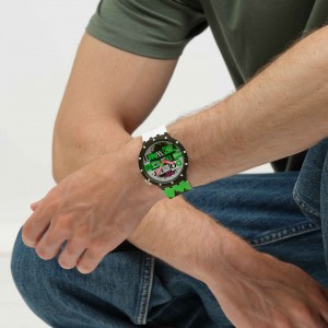 SWATCH LASH OUT Ρολόι Unisex Πολύχρωμο Λουράκι Σιλικόνης SB03B701