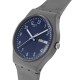 SWATCH TILE DIAL Ρολόι Γκρι Λουράκι Σιλικόνης SO28M701