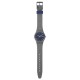 SWATCH TILE DIAL Ρολόι Γκρι Λουράκι Σιλικόνης SO28M701