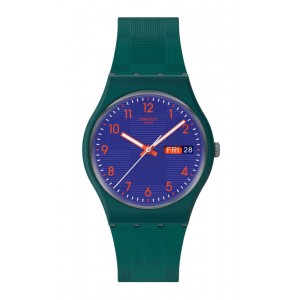SWATCH PATTERN FORMATION Ρολόι Πράσινο Λουράκι Σιλικόνης SO28N706