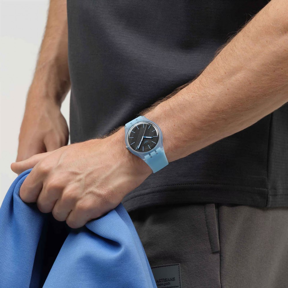 SWATCH BLUE MOVES Ρολόι Μπλε Λουρί Σιλικόνης SO29L101 SWATCH BLUE MOVES Ρολόι Μπλε Λουρί Σιλικόνης SO29L101